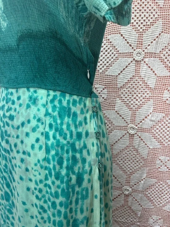 René Derhy Collection Dress | Beaded Neck | Size M - Picture 3 of 13